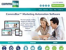 Tablet Screenshot of commsbox.co.uk